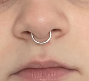 Steel Clicker Ring Customer Photo