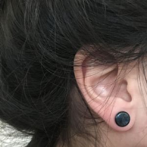Double Flare Colorfront Glass Plugs Customer Photo