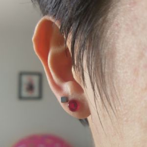 CUSTOM ORDER Simple Solid Color Single Flare Plug Customer Photo