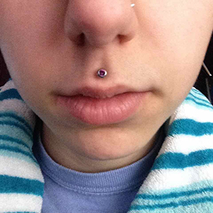 Externally Threaded Gem Ball Customer Photo