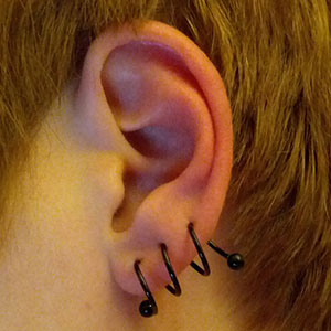 Multiple Twist Barbell Customer Photo
