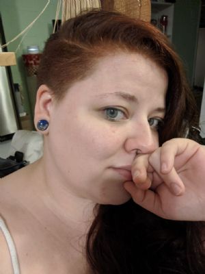 Dual Sided Lapis Plugs Customer Photo