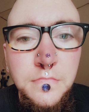 Titanium Internally Threaded Moon End Customer Photo