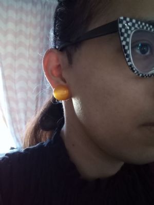 Single Flare Cat Eye Glass Plug Customer Photo