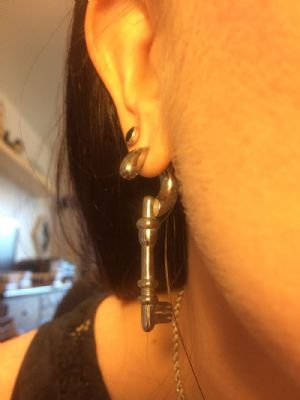 Steel Hanging Key Design Customer Photo