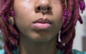 Geometric Triangle Band Septum Clicker Customer Photo