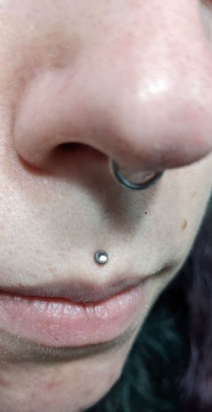Titanium Rose Cut Cabochon Threadless End Customer Photo