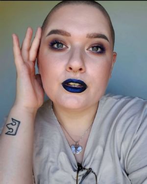Teardrop Clicker Ring Customer Photo