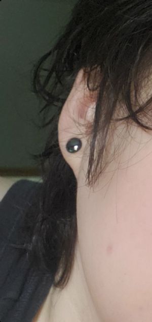 Glass Single Flare Oilslick Plugs Customer Photo