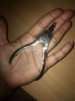 Ring Opening Pliers, Cimenn Surgical Steel Body Piercing Kits Ear Nose Lip  Navel Tongue Septum Forcep Clamp Pliers Tool, Precision Circlip Pliers