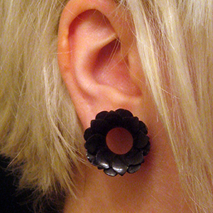 Black Steel Double Flare Eyelet Customer Photo