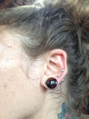 Single Flare Stone and Glass Plugs Customer Photo