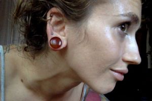 Stone and Glass Plugs Customer Photo