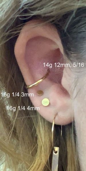 Circle End Labret Customer Photo