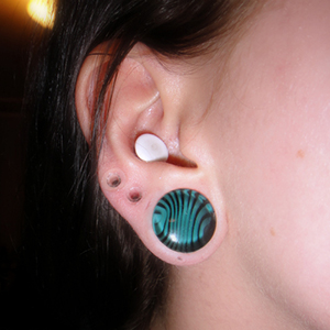 Glass Tiger Striped Plugs Customer Photo