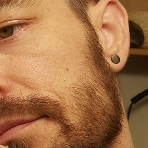 Hematite Plug Customer Photo