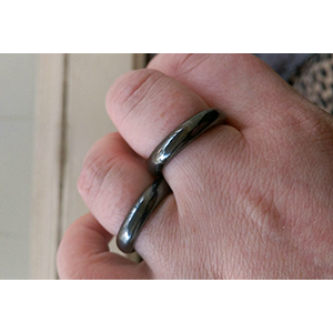 Hematite Ring Customer Photo