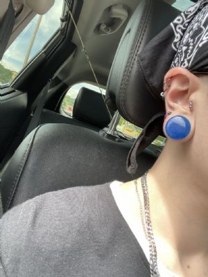 Discounted Stone Plugs Customer Photo