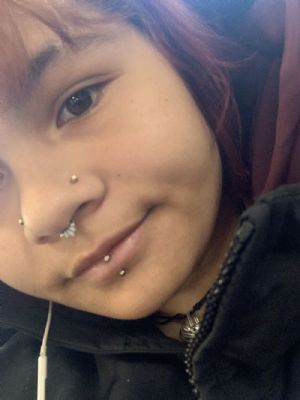 Titanium Threadless Bezel Set Opal End Customer Photo