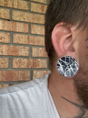 Silicone Abstract Expressionist Drip Plugs