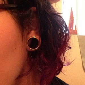 Gold Plated Double Flare Eyelet Customer Photo