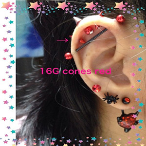 Color-Coated Curved Barbell with Cones Customer Photo