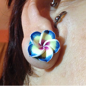 Hawaiian Flower Plug Customer Photo