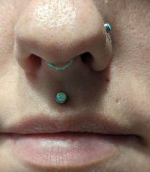 Steel and Synthetic Opal Front-Lined Clickers Customer Photo