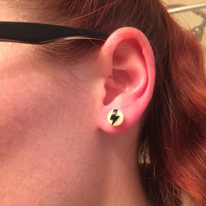 Single Flare Glow in the Dark Image Plug Customer Photo
