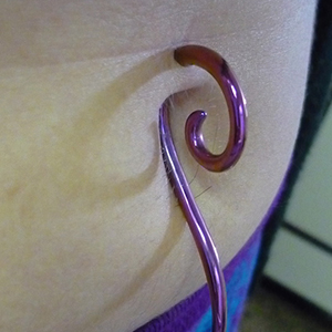 Plated Steel Tail Spiral Customer Photo