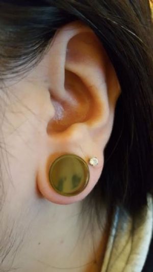Glass Solid Color Plugs Customer Photo