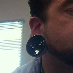 Obsidian Concave Plugs Customer Photo