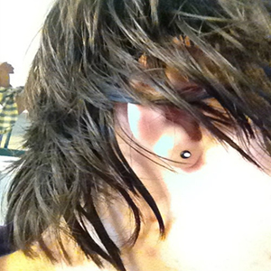 No Flare Acrylic Plug Customer Photo